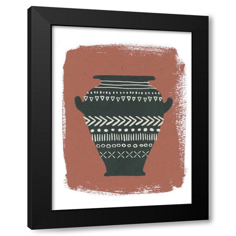 Global Vessels IV Black Modern Wood Framed Art Print with Double Matting by Hershey, Moira
