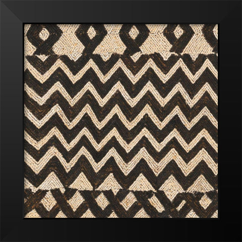 Kuba Abstract III Black Modern Wood Framed Art Print by Schlabach, Sue