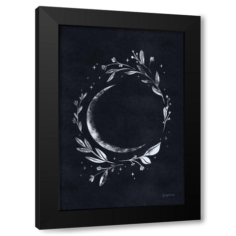 Lunar I Black Modern Wood Framed Art Print by Thorns, Becky