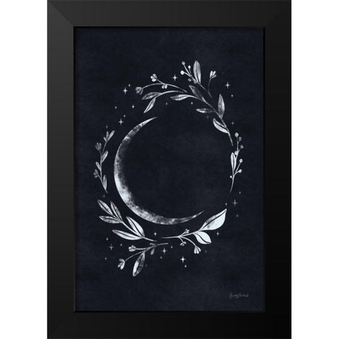 Lunar I Black Modern Wood Framed Art Print by Thorns, Becky