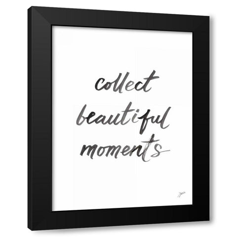 Collect Beautiful Moments Black Modern Wood Framed Art Print by Panganiban, Karyn