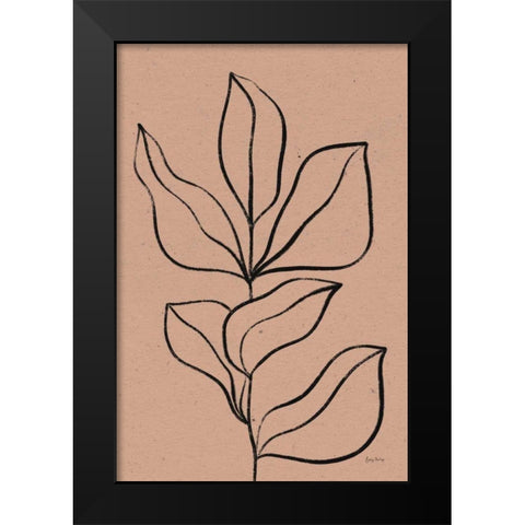 Balance VII Black Modern Wood Framed Art Print by Thorns, Becky