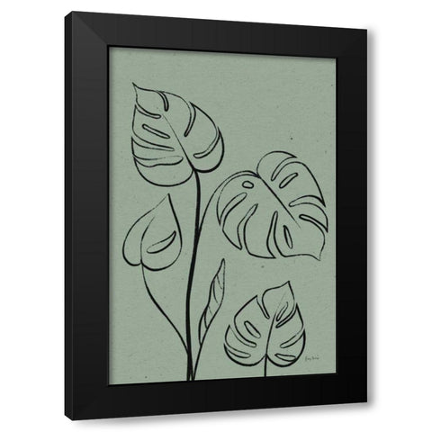 Balance VIII Black Modern Wood Framed Art Print with Double Matting by Thorns, Becky