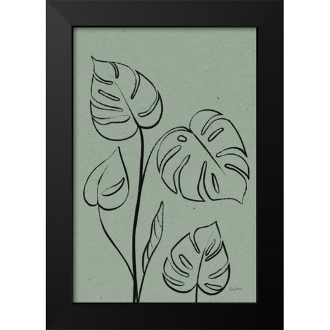 Balance VIII Black Modern Wood Framed Art Print by Thorns, Becky