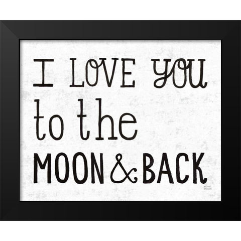 Sun and Moon II Black Black Modern Wood Framed Art Print by Mullan, Michael