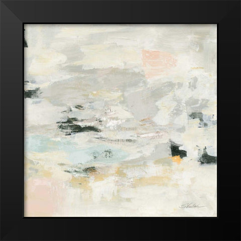 Steps on Stones II Black Modern Wood Framed Art Print by Vassileva, Silvia