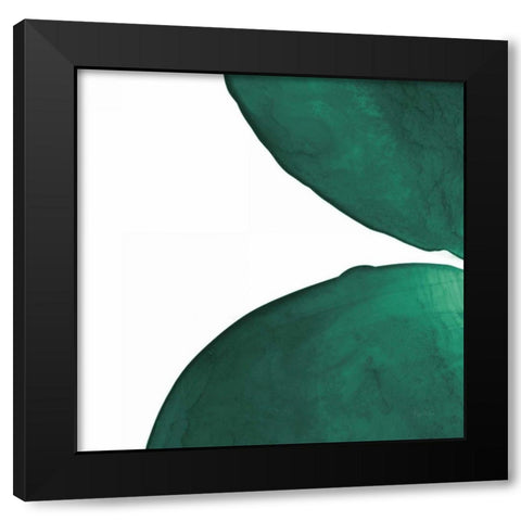 Pools of Green III Black Modern Wood Framed Art Print with Double Matting by Rhue, Piper