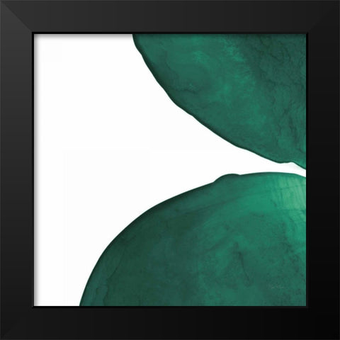 Pools of Green III Black Modern Wood Framed Art Print by Rhue, Piper