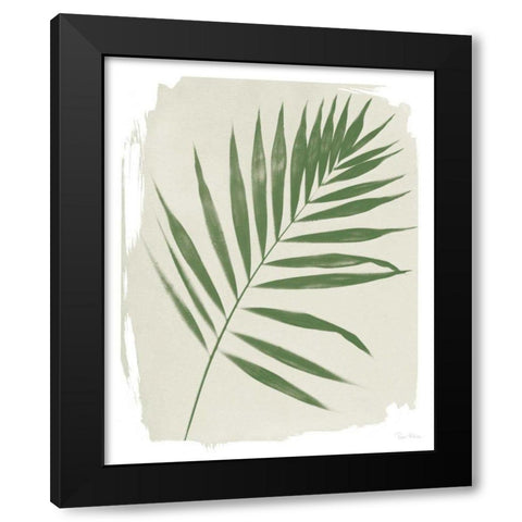 Nature By the Lake Frond II Cream Black Modern Wood Framed Art Print with Double Matting by Rhue, Piper