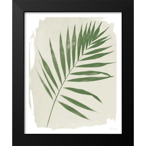 Nature By the Lake Frond II Cream Black Modern Wood Framed Art Print by Rhue, Piper