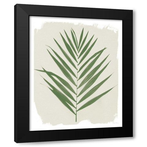 Nature By the Lake Frond III Cream Black Modern Wood Framed Art Print by Rhue, Piper