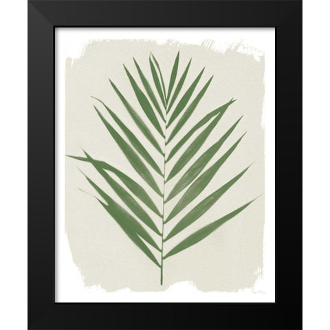 Nature By the Lake Frond III Cream Black Modern Wood Framed Art Print by Rhue, Piper