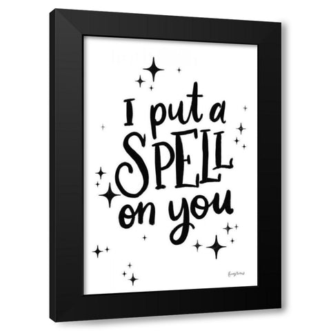 Sophisticated Spooky III BW Black Modern Wood Framed Art Print by Thorns, Becky
