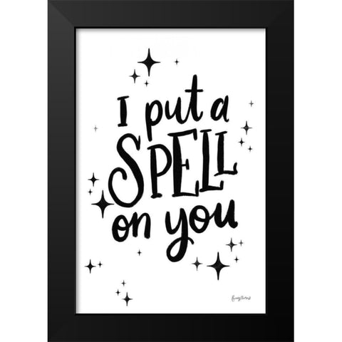 Sophisticated Spooky III BW Black Modern Wood Framed Art Print by Thorns, Becky