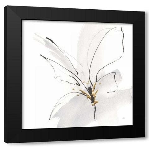 Cool Gray VII Black Modern Wood Framed Art Print by Paschke, Chris