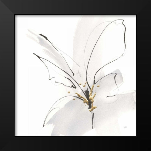 Cool Gray VII Black Modern Wood Framed Art Print by Paschke, Chris