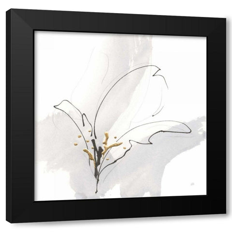 Cool Gray VIII Black Modern Wood Framed Art Print by Paschke, Chris