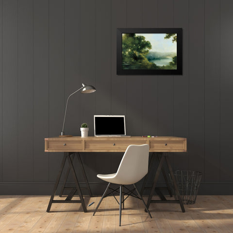 Sylvan View Black Modern Wood Framed Art Print by Purinton, Julia
