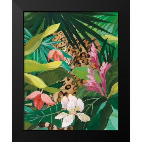 Hidden Jungle II Black Modern Wood Framed Art Print by Purinton, Julia