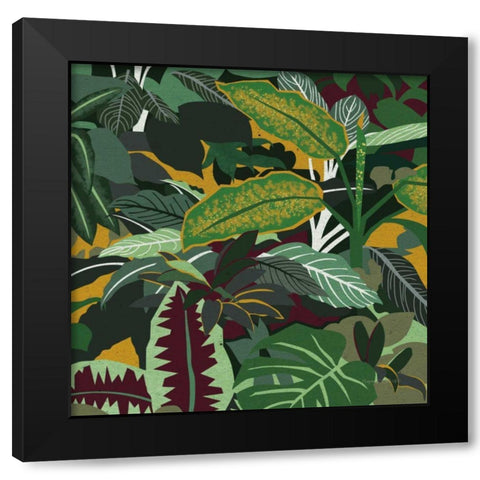 Jungle Safari I Black Modern Wood Framed Art Print with Double Matting by Gallagher, Megan