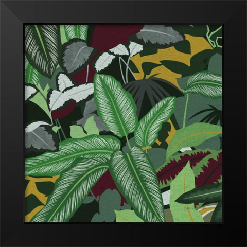 Jungle Safari II Black Modern Wood Framed Art Print by Gallagher, Megan