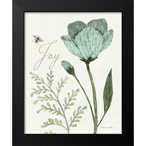 Springtime I v2 Joy Black Modern Wood Framed Art Print by Miller, Sara Zieve