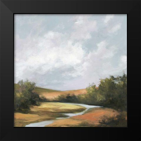 Hedgerow II Spice Black Modern Wood Framed Art Print by Purinton, Julia