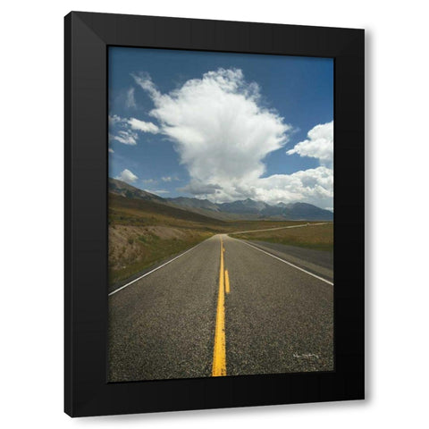 Highway 93 in Idaho Black Modern Wood Framed Art Print with Double Matting by Majchrowicz, Alan