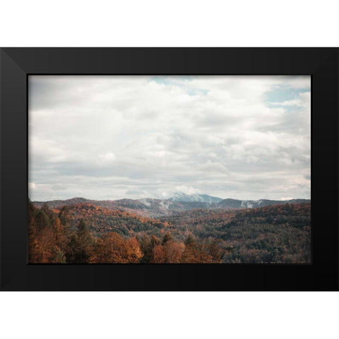 Autumn Hills I Black Modern Wood Framed Art Print by Marshall, Laura