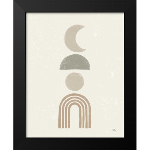 Minimalist Boho I Neutral Black Modern Wood Framed Art Print by Hershey, Moira