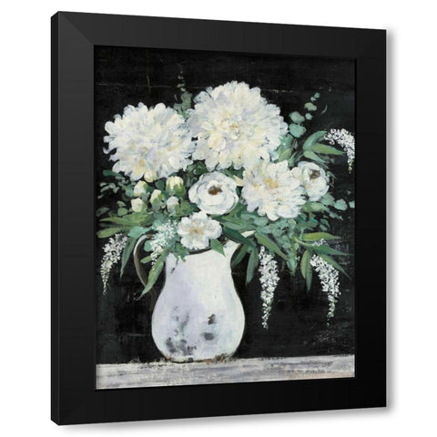 Late Summer Bouquet I Black Crop Black Modern Wood Framed Art Print with Double Matting by Purinton, Julia