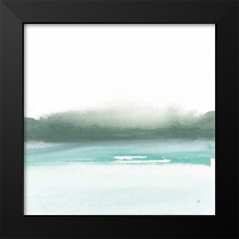 Empowering Mint I Black Modern Wood Framed Art Print by Paschke, Chris