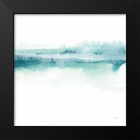 Tint Mint I Black Modern Wood Framed Art Print by Paschke, Chris