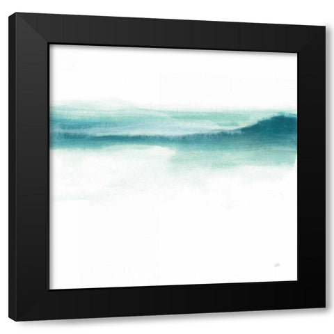 Tint Mint II Black Modern Wood Framed Art Print by Paschke, Chris