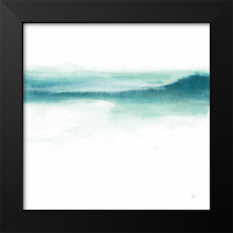 Tint Mint II Black Modern Wood Framed Art Print by Paschke, Chris