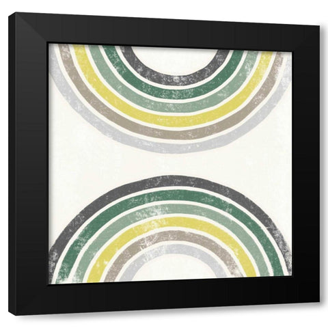 Over the Rainbow I Black Modern Wood Framed Art Print with Double Matting by Hershey, Moira