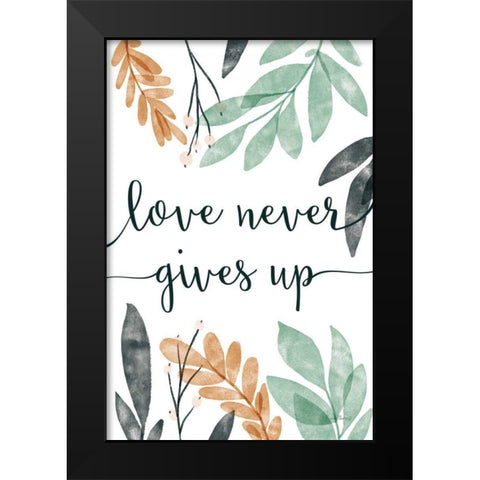 Sage Sayings III Black Modern Wood Framed Art Print by Thorns, Becky