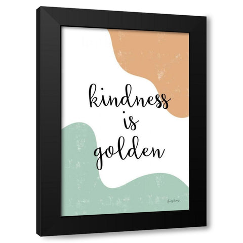 Kindness Black Modern Wood Framed Art Print with Double Matting by Thorns, Becky