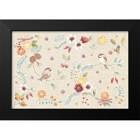 Winter Spice I Black Modern Wood Framed Art Print by Brissonnet, Daphne