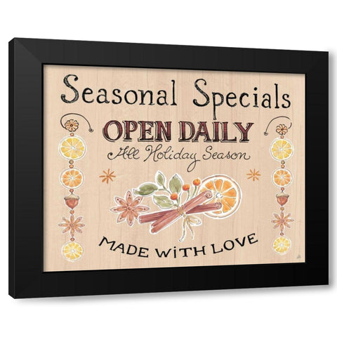 Winter Spice VII Black Modern Wood Framed Art Print with Double Matting by Brissonnet, Daphne