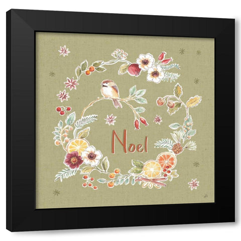 Winter Spice IV Color Black Modern Wood Framed Art Print with Double Matting by Brissonnet, Daphne