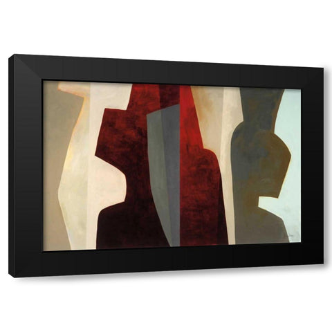 Canyon I Black Modern Wood Framed Art Print with Double Matting by Davies, Jane