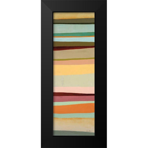 Sonoran Stripes I Black Modern Wood Framed Art Print by Davies, Jane