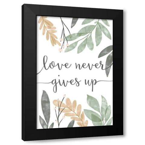 Sage Sayings III Neutral Black Modern Wood Framed Art Print with Double Matting by Thorns, Becky