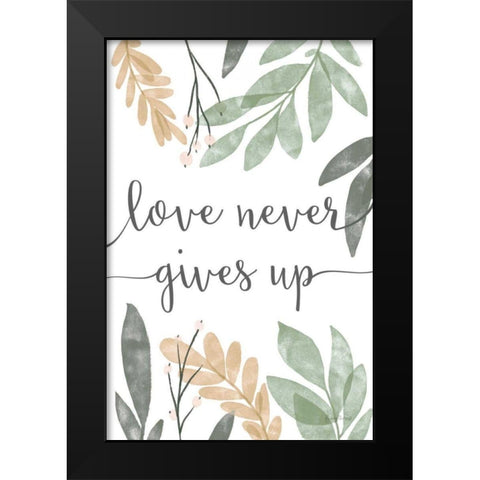 Sage Sayings III Neutral Black Modern Wood Framed Art Print by Thorns, Becky