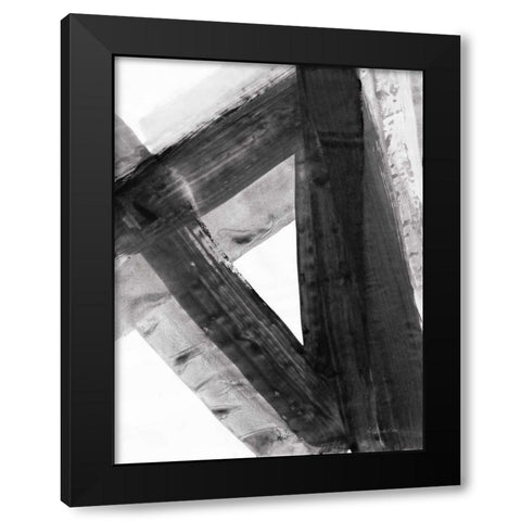 Under the Bridge IV Dark Black Modern Wood Framed Art Print with Double Matting by Hristova, Albena