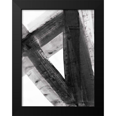 Under the Bridge IV Dark Black Modern Wood Framed Art Print by Hristova, Albena