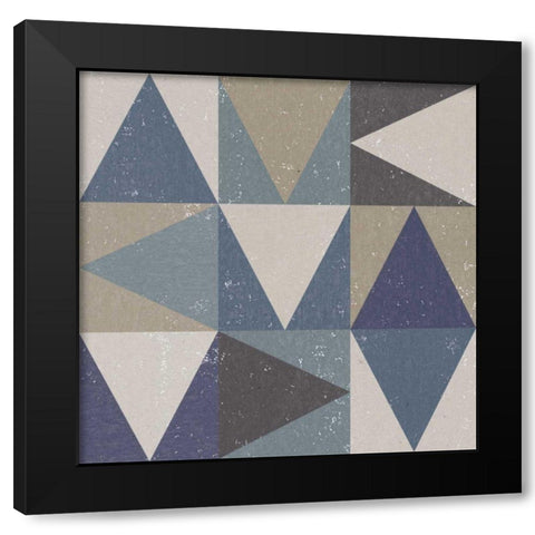 Directional I Black Modern Wood Framed Art Print with Double Matting by Hershey, Moira