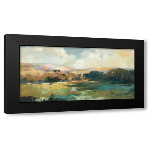 Daybreak Valley Neutral Crop Black Modern Wood Framed Art Print by Purinton, Julia