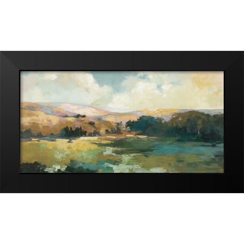 Daybreak Valley Neutral Crop Black Modern Wood Framed Art Print by Purinton, Julia